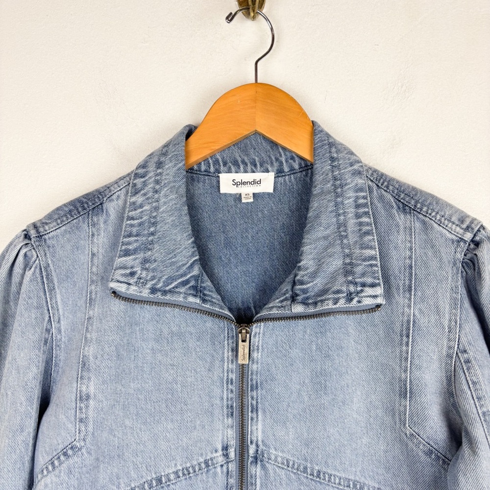 Splendid Capri Denim Jacket Sz XS - Picture 6 of 10